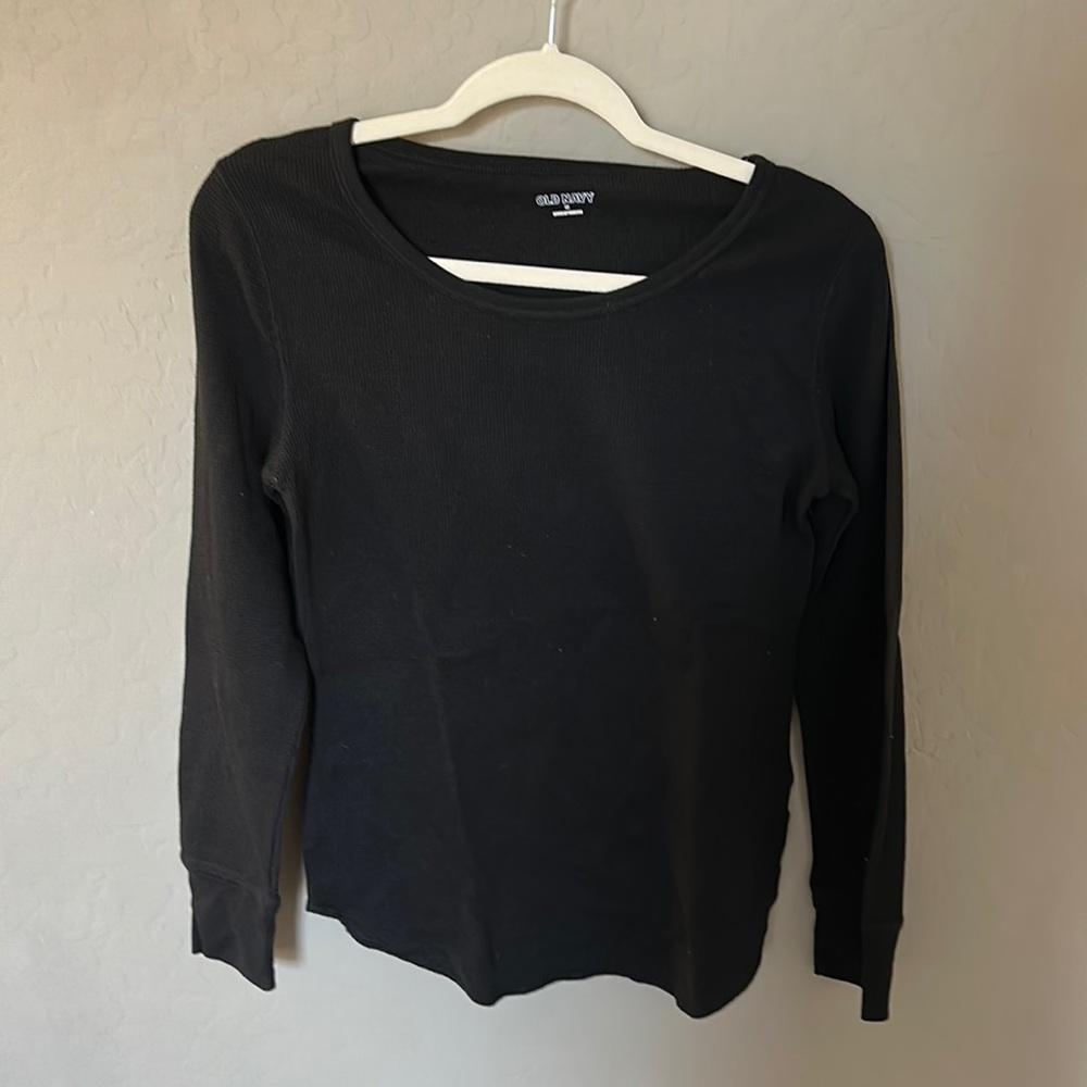 Long sleeve waffle tee